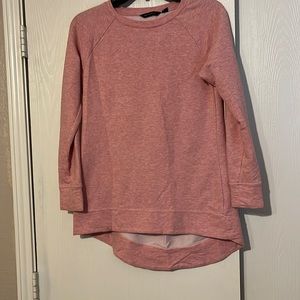 H by Halston pink lightweight sweatshirt